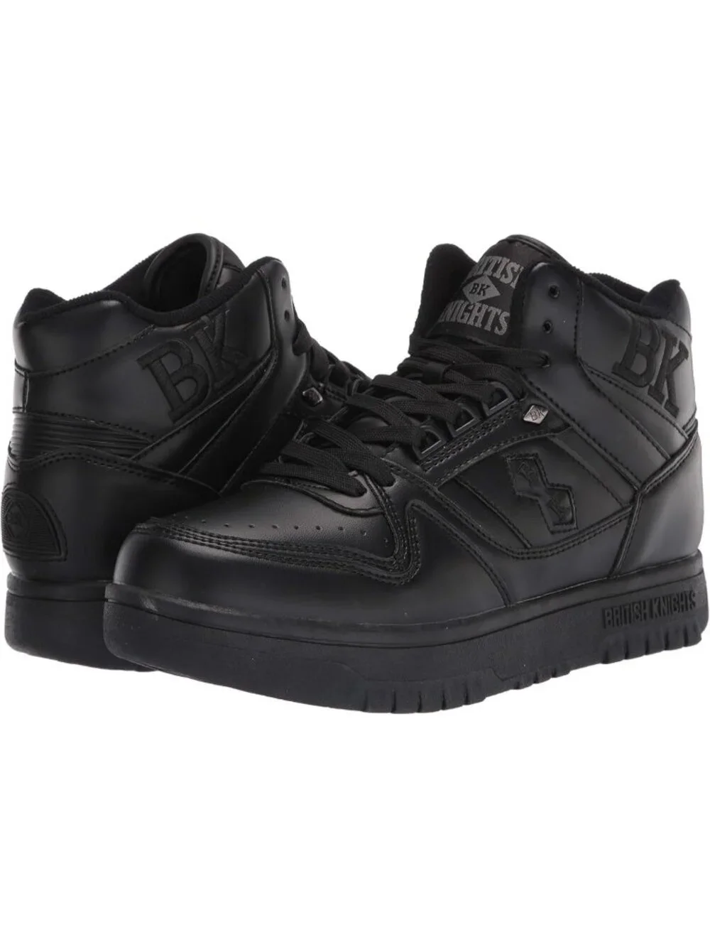 Women's Black Tennis Shoes Casual Pull On High Top Athletic Running Sneakers